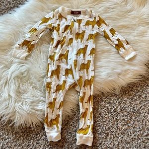 Milkbarn footless pajamas